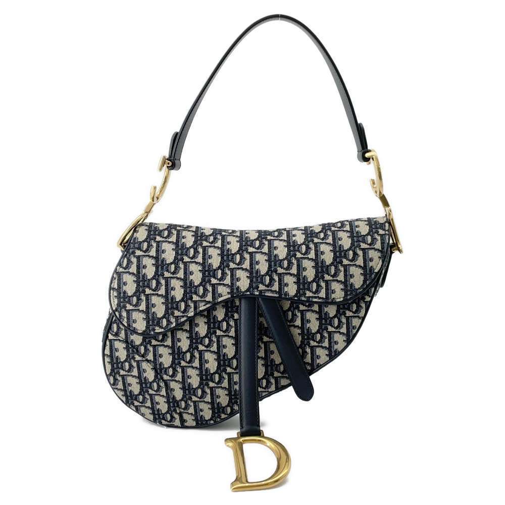 Christian Dior Shoulder Bag Saddle Bag Oblique Trotter